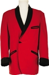 Elvis Presley 1960s Owned and Worn Red Velvet Jacket